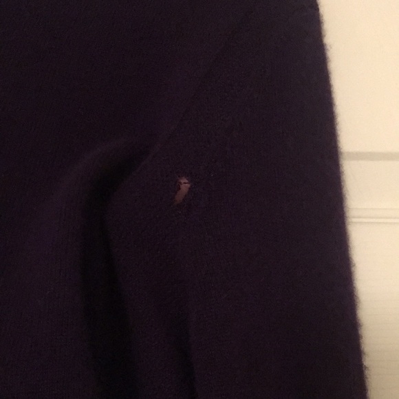 NWT Purple Cashmere Ted Baker V-neck sweater - Picture 9 of 14